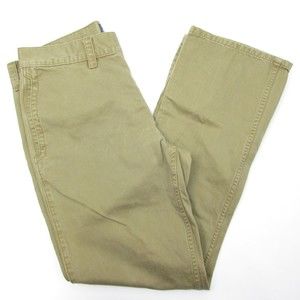 The North Face Brown Khaki Pants Size 32x29.5 Regular Straight Leg Pocket Button